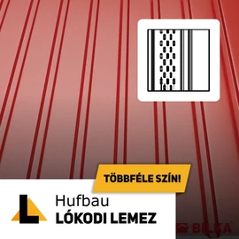 T8 Perforált trapézlemez Fényes 0.40